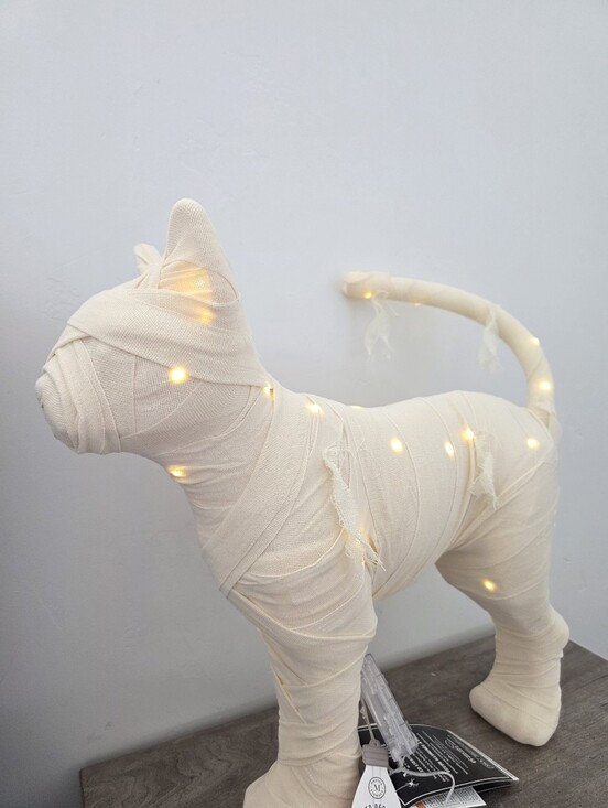 Martha Stewart Other - Martha Stewart Halloween Mummy Cat Light Up Decor New